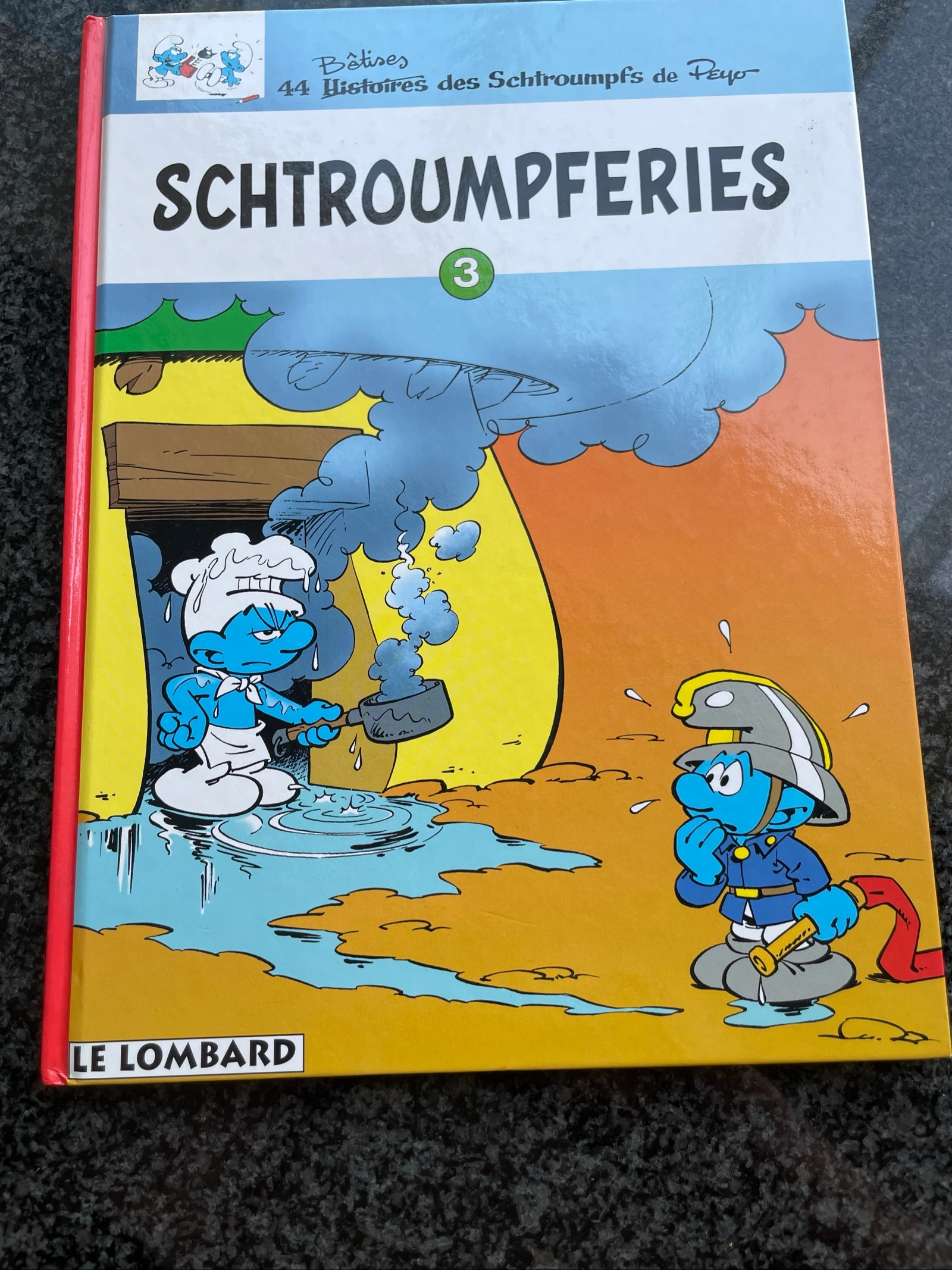 Bd Schtroumpferies tome 3 / EO / le lombard 